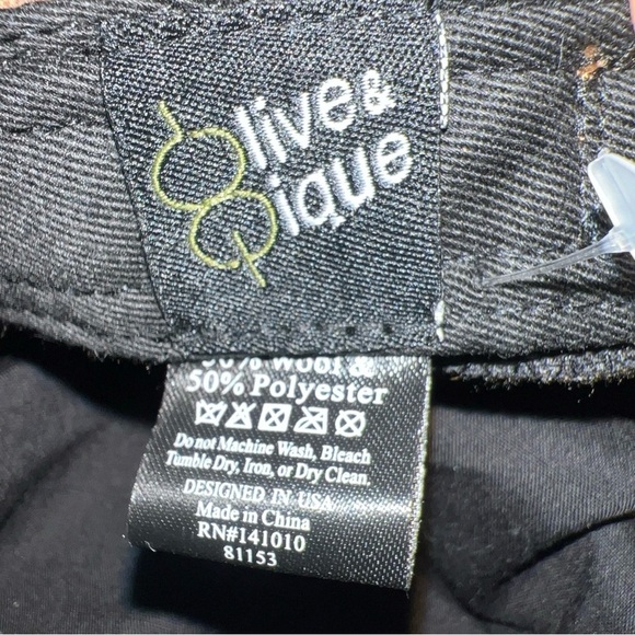 Olive & Pique Captain Fiddler Hat Wool Blend Adjustable - Picture 6 of 7